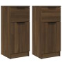 Sideboards 2 Stk. Sperrholz braune Eiche 30x30x70 cm von , Sideboards - Ref: Foro24-817005, Preis: 76,46 €, Rabatt: %