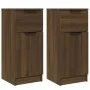 Sideboards 2 Stk. Sperrholz braune Eiche 30x30x70 cm von , Sideboards - Ref: Foro24-817005, Preis: 75,20 €, Rabatt: %