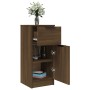 Sideboards 2 Stk. Sperrholz braune Eiche 30x30x70 cm von , Sideboards - Ref: Foro24-817005, Preis: 76,46 €, Rabatt: %