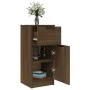 Sideboards 2 Stk. Sperrholz braune Eiche 30x30x70 cm von , Sideboards - Ref: Foro24-817005, Preis: 75,20 €, Rabatt: %