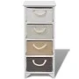 Storage cabinet with 4 wooden drawers by vidaXL, Lockers and storage cabinets - Ref: Foro24-242890, Price: 106,30 €, Discount: %
