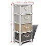 Storage cabinet with 4 wooden drawers by vidaXL, Lockers and storage cabinets - Ref: Foro24-242890, Price: 106,30 €, Discount: %