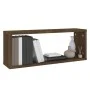 Kubische Wandregale 2 Stück braunes Eichenholz 60x15x23 cm von , Regale und Regale - Ref: Foro24-815930, Preis: 25,98 €, Raba...