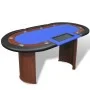 Pokertisch für 10 Spieler, Chip-Tablett und Dealer-Bereich von vidaXL, Spiel- und Pokertische - Ref: Foro24-80134, Preis: 265...