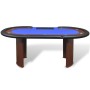 Pokertisch für 10 Spieler, Chip-Tablett und Dealer-Bereich von vidaXL, Spiel- und Pokertische - Ref: Foro24-80134, Preis: 284...