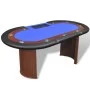 Pokertisch für 10 Spieler, Chip-Tablett und Dealer-Bereich von vidaXL, Spiel- und Pokertische - Ref: Foro24-80134, Preis: 265...