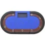 Poker table for 10 players, chip tray, and dealer area. by vidaXL, Game and poker tables - Ref: Foro24-80134, Price: 265,04 €...