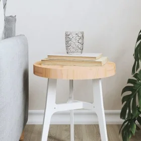 Solid pine wood round table top Ø30x3 cm by , Table tops - Ref: Foro24-833655, Price: 20,45 €, Discount: %