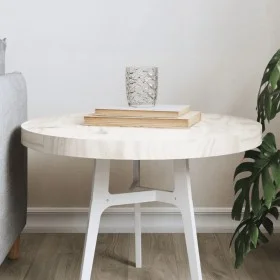 Solid white pine round table top Ø50x3 cm by , Table tops - Ref: Foro24-833662, Price: 35,77 €, Discount: %