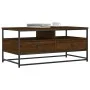 Engineered wood coffee table in brown oak, 100x51x45 cm by , Coffee table - Ref: Foro24-835288, Price: 82,41 €, Discount: %