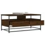 Engineered wood coffee table in brown oak, 100x51x45 cm by , Coffee table - Ref: Foro24-835288, Price: 82,41 €, Discount: %