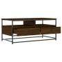 Engineered wood coffee table in brown oak, 100x51x45 cm by , Coffee table - Ref: Foro24-835288, Price: 82,41 €, Discount: %