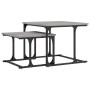 Stackable coffee table set, 2 pieces, engineered wood, Sonoma gray by , Coffee table - Ref: Foro24-833371, Price: 43,84 €, Di...