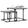 Stackable coffee table set, 2 pieces, engineered wood, Sonoma gray by , Coffee table - Ref: Foro24-833371, Price: 43,84 €, Di...