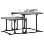 Stackable coffee table set, 2 pieces, engineered wood, Sonoma gray by , Coffee table - Ref: Foro24-833371, Price: 43,61 €, Di...