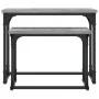 Sonoma grauer stapelbarer Couchtisch in Grau 2 Stück von , Couchtisch - Ref: Foro24-833371, Preis: 43,61 €, Rabatt: %