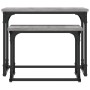Sonoma grauer stapelbarer Couchtisch in Grau 2 Stück von , Couchtisch - Ref: Foro24-833371, Preis: 43,84 €, Rabatt: %