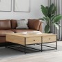 Center table made of Sonoma oak engineered wood 100x99x40 cm by , Coffee table - Ref: Foro24-835295, Price: 77,02 €, Discount: %