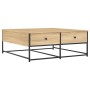 Center table made of Sonoma oak engineered wood 100x99x40 cm by , Coffee table - Ref: Foro24-835295, Price: 77,02 €, Discount: %