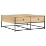 Mesa de centro madera de ingeniería roble Sonoma 100x99x40 cm de , Mesas de centro - Ref: Foro24-835295, Precio: 75,26 €, Des...