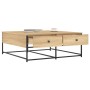 Center table made of Sonoma oak engineered wood 100x99x40 cm by , Coffee table - Ref: Foro24-835295, Price: 77,02 €, Discount: %