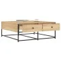 Center table made of Sonoma oak engineered wood 100x99x40 cm by , Coffee table - Ref: Foro24-835295, Price: 75,19 €, Discount: %