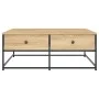 Mesa de centro madera de ingeniería roble Sonoma 100x99x40 cm de , Mesas de centro - Ref: Foro24-835295, Precio: 75,26 €, Des...