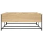 Mesa de centro madera de ingeniería roble Sonoma 100x99x40 cm de , Mesas de centro - Ref: Foro24-835295, Precio: 75,26 €, Des...