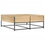 Mesa de centro madera de ingeniería roble Sonoma 100x99x40 cm de , Mesas de centro - Ref: Foro24-835295, Precio: 75,26 €, Des...