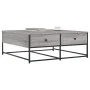 Mesa de centro madera de ingeniería gris Sonoma 100x99x40 cm de , Mesas de centro - Ref: Foro24-835297, Precio: 77,48 €, Desc...