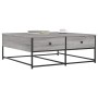 Mesa de centro madera de ingeniería gris Sonoma 100x99x40 cm by , Coffee table - Ref: Foro24-835297, Price: 78,44 €, Discount: %