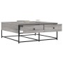Mesa de centro madera de ingeniería gris Sonoma 100x99x40 cm by , Coffee table - Ref: Foro24-835297, Price: 78,44 €, Discount: %