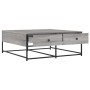 Mesa de centro madera de ingeniería gris Sonoma 100x99x40 cm by , Coffee table - Ref: Foro24-835297, Price: 78,44 €, Discount: %