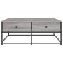 Mesa de centro madera de ingeniería gris Sonoma 100x99x40 cm by , Coffee table - Ref: Foro24-835297, Price: 78,44 €, Discount: %