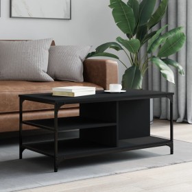 Couchtisch aus Sperrholz schwarz 100x50x45 cm von , Couchtisch - Ref: Foro24-835304, Preis: 60,12 €, Rabatt: %