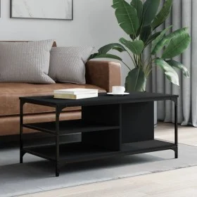 Couchtisch aus Sperrholz schwarz 100x50x45 cm von , Couchtisch - Ref: Foro24-835304, Preis: 58,91 €, Rabatt: %