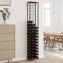 Wrought iron black wine rack for 57 bottles, 34x18x200 cm. by , Wine racks - Ref: Foro24-358366, Price: 163,16 €, Discount: %