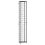 Wrought iron black wine rack for 57 bottles, 34x18x200 cm. by , Wine racks - Ref: Foro24-358366, Price: 163,16 €, Discount: %