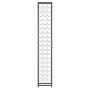 Wrought iron black wine rack for 57 bottles, 34x18x200 cm. by , Wine racks - Ref: Foro24-358366, Price: 95,97 €, Discount: %