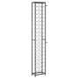 Wrought iron black wine rack for 57 bottles, 34x18x200 cm. by , Wine racks - Ref: Foro24-358366, Price: 163,16 €, Discount: %