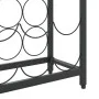 Wrought iron black wine rack for 57 bottles, 34x18x200 cm. by , Wine racks - Ref: Foro24-358366, Price: 163,16 €, Discount: %