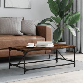 Mesa de centro madera contrachapada roble ahumado 100x50x35 cm de , Mesas de centro - Ref: Foro24-835331, Precio: 53,32 €, De...