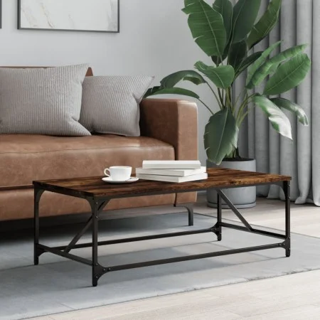 Couchtisch aus geräuchertem Eichensperrholz 100x50x35 cm von , Couchtisch - Ref: Foro24-835331, Preis: 52,62 €, Rabatt: %