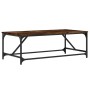 Couchtisch aus geräuchertem Eichensperrholz 100x50x35 cm von , Couchtisch - Ref: Foro24-835331, Preis: 53,32 €, Rabatt: %