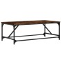Couchtisch aus geräuchertem Eichensperrholz 100x50x35 cm von , Couchtisch - Ref: Foro24-835331, Preis: 53,32 €, Rabatt: %