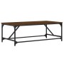 Mesa de centro madera contrachapada marrón roble 100x50x35 cm de , Mesas de centro - Ref: Foro24-835333, Precio: 45,51 €