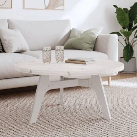 Solid white pine round table top Ø90x3 cm by , Table tops - Ref: Foro24-833674, Price: 95,29 €, Discount: %