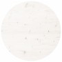 Runde Tischplatte aus massivem Kiefernholz weiß Ø90x3 cm von , Tischplatten - Ref: Foro24-833674, Preis: 96,62 €, Rabatt: %