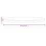 Solid white pine round table top Ø90x3 cm by , Table tops - Ref: Foro24-833674, Price: 96,62 €, Discount: %
