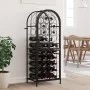Black wrought iron wine rack for 41 bottles, measuring 45x36x120 cm. by , Wine racks - Ref: Foro24-358370, Price: 143,19 €, D...